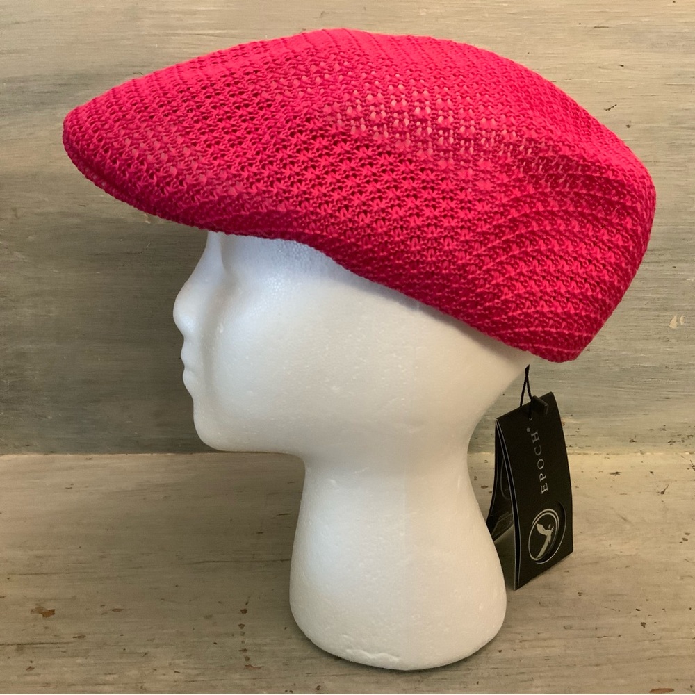 Epoch Hats Co. Men’s Hot Pink Newsboy Cap Hat‎ L/XL NWT